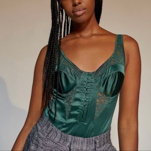 Urban Outfitters Lace Corset Bodysuit (NWT)